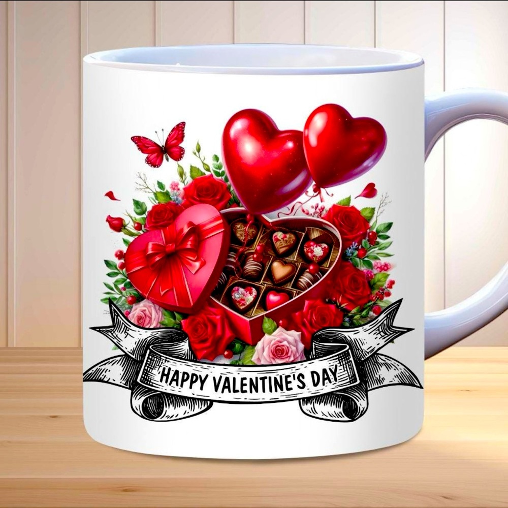 Valentines Day Coffee Mug 11oz !!